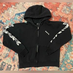 OBEY Rose Zip-Up Hooded Jacket Sz M